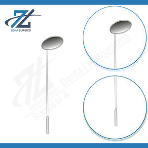 กระจกกล่องเสียงแบบแมนนวลยาว130มม. 6มม. เครื่องมือผ่าตัดทำจากสเตนเลสสตีลคลาสที่ผ่านการรับรอง CE ปรับแต่งขนาดได้ - Product Image 3