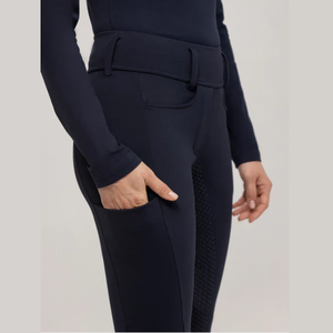 Pantalones de equitación personalizables a la moda para mujer, ropa ecuestre al por mayor, pantalones deportivos con agarre de asiento completo - Product Image 1