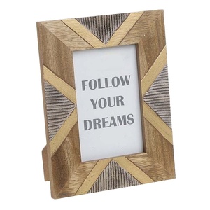 Cadre photo géométrique en bois fait main pour table, vente en gros, décoration intérieure - Product Image 1