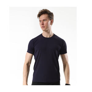 Camiseta Básica de Algodón al por Mayor para Hombre, Lisa, de Tela Suave y Duradera, Proveedor de Logotipos Personalizados - Product Image 1