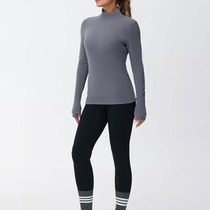 Chemise de base pour femmes, tissu extensible léger de qualité supérieure, respirant, séchage rapide, toucher doux, design pour l'équitation - Product Image 5