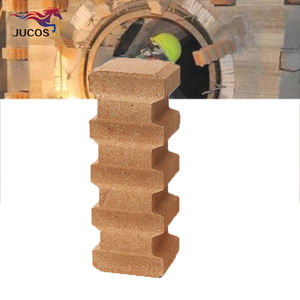 Briques d'ancrage à haute teneur en alumine 55 % Al2O3, briques réfractaires pour revêtement de paroi de four, cupole, chaudière, industrie réfractaire, excellente qualité - Product Image 2