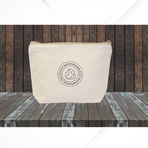 Custom personalized logo print Cosmetic Makeup <b>Bag</b> 100% organic Logo Fluffy Cosmetic Pouch Large Capacity Zipper <b>Toiletry</b> <b>Bag</b> - Product Image 3