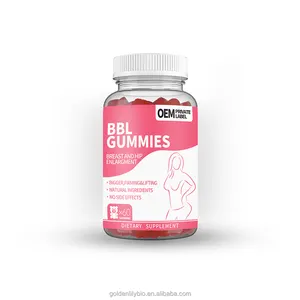 OEM BBL Gummy Energy Body Sculpting Butt And Breast Enhancement pour Big Booty BBL Gummies