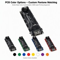 Module de batterie externe V3 avec carte de protection pour batteries 18650, support de batterie SMD, alimentation USB 5V 3V 2A, carte PCB