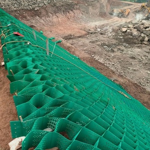 Grille de stabilisation de gravier en géocellules pour allée en gravier, <span class=keywords><strong>sol</strong></span> en béton en nid d'abeille, briques, travaux solides - Product Image 2