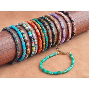 Trendy Boho Style Fashion Beaded <b>Bracelet</b> with Vibrant <b>Beads</b> and Gold Plated Accents <b>for</b> Resale - Product Image 2