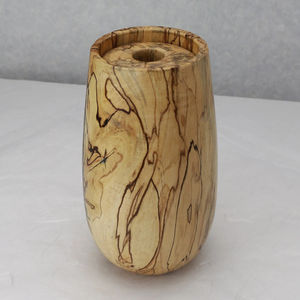 Vase à fleurs en bois de forme ronde pour la maison hôtel et mariage couleur brune fleur de table vases décoratifs accessoires de décoration pour la maison - Product Image 1