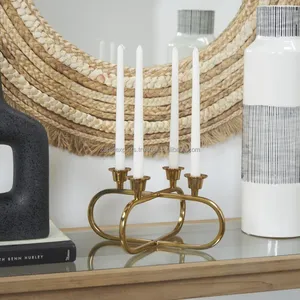 Porte-bougie en fer texturé fait à la main pour la décoration de patio tendance, décoration de bougie pour lieu, fabriqué par Zahid Exports en Inde, grand grossiste - Product Image 4