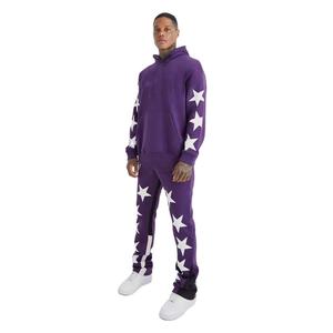 Pull-over unisexe surdimensionné en coton Flecee 450GSM survêtements imprimés bouffants personnalisés 3d pour hommes vente en gros - Product Image 1