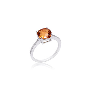 Four Prong Set Natural Citrine Faceted Cut Gemstone Real 925 Sterling <b>Silver</b> Vintage Solitaire Dainty <b>Rings</b> <b>Men</b> Women Fine Party - Product Image 1