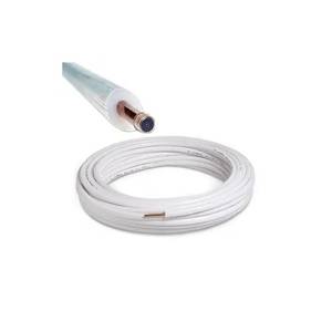 Rollo de Tubería de Cobre Revestido para Aire Acondicionado de 20 m, 1/4'' de Espesor, 1 mm de Aislamiento, Diseñado para Sistemas HVAC Eficientes - Product Image 1