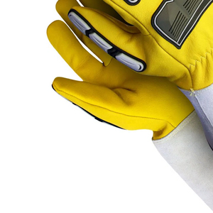 Nouvelle fabrication en usine de gants de mécanicien en cuir gants de mécanicien en cuir anti-coupure pour hommes - Product Image 4