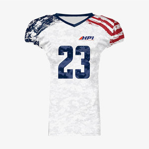 Maillot de football américain personnalisé en tissu polyester, fabricant en gros, maillot de football américain en gros - Product Image 1