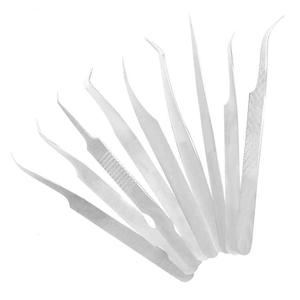 Cils antistatiques faits à la main OEM pince à épiler de haute qualité pour extension de cils greffés en acier inoxydable Premium Touch - Product Image 6