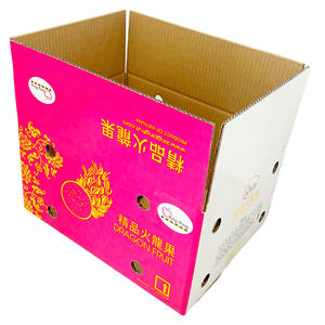 Boîte en carton de conception ventilée de haute qualité pour le matériau durable d'exportation de pastèque sans pépins avec des caractéristiques recyclées - Product Image 5