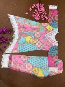 FABZONE Diseñador Heavy Faux Georgette Impresión digital Alta calidad Nueva ropa casual Mujer Gujarati Kurta Set Indian - Product Image 4