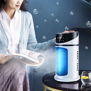 Ventilateur rafraîchisseur d'air électrique portable 6 vitesses, humidificateur évaporatif en plastique, climatiseur à air froid, évaporateur à air refroidi - Product Image 3