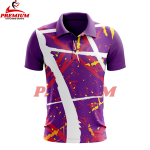 Chemises polo de travail pour hommes avec logo personnalisé, sublimation, 95% polyester, 5% élasthanne, chemises polo pour hommes, t-shirts de golf - Product Image 3