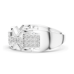 Bague à trois pierres en diamant de culture pour femme, 0,456 CT, clarté VVS-VS EF, or 18 carats, 14 carats, 10 carats et argent 925, rose, jaune - Product Image 6