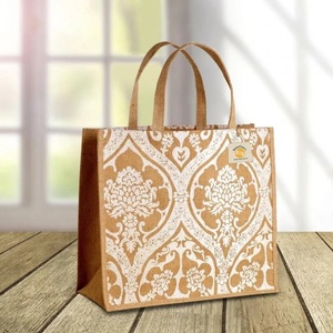Sacs de jute imprimés écologiques de haute qualité-Couleur personnalisable et logo à prix économique pour les cadeaux promotionnels et les mariages - Product Image 1