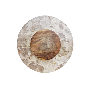 Conception populaire écologique en marbre et bois Lazy Susan stockage des aliments accessoires pour la maison qualité supérieure pour la vente - Product Image 3