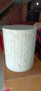 Table basse décorative en incrustation d'os de style esthétique Tabouret de console Poufs et table de luxe et incrustation d'os Tabouret latéral/table de meubles - Product Image 2