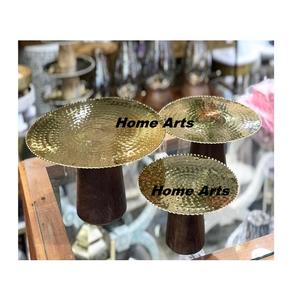 ชุดที่วางเค้กโลหะและไม้ทรงกลม3ขนาด - Product Image 1