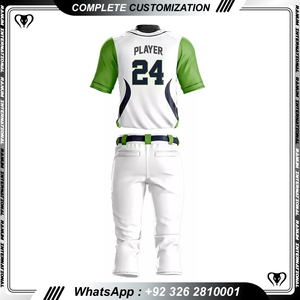 Uniformes de baseball personnalisés pour les équipes scolaires avec couleurs et tailles sur mesure, MOQ 20 pièces, inspectés par un contrôleur de qualité, prix abordables - Product Image 3