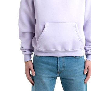 Logo personnalisé 100% coton pulls de fitness pour hommes sweats de jogging survêtement à capuche uni brodé pour la saison d'hiver appliques - Product Image 2