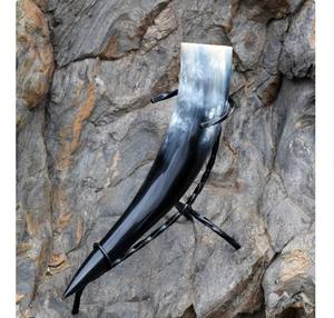 2025 recuerdos con logotipo personalizado de la mejor calidad jarra de cuerno Natural personalizada 100% cuerno de buey genuino pulido Animal náutico - Product Image 2