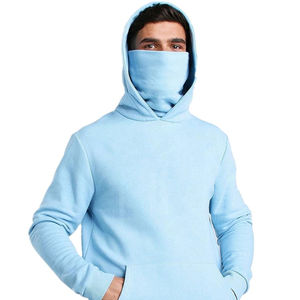 Professional 100% Cotton Winter Long Sleeve <b>Men's</b> Hoodie with <b>Face</b> <b>Masked</b> Custom Logo for Unisex - Product Image 5