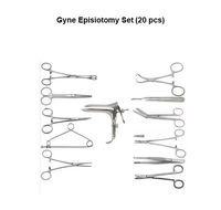 SOLINGMED SURGICAL Kit chirurgical vétérinaire de 28 pièces, instruments chirurgicaux réutilisables en acier inoxydable, certifiés CE pour l'examen des animaux