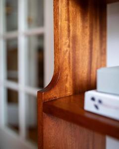 Estante de almacenamiento de madera con múltiples compartimentos abiertos, estantería independiente moderna, estante de exhibición para sala de estar y dormitorio - Product Image 3