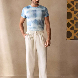 OEM tie Dye camisetas hombres transpirable verano algodón desgaste personalizado impreso con marca de etiqueta privada y opciones de diseño de logotipo - Product Image 5