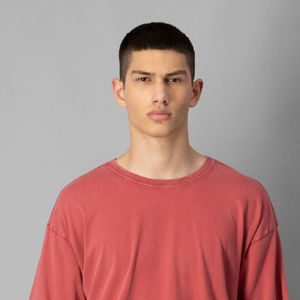 T-shirt pour homme en coton 100% délavé à l'acide, impression personnalisée de tête de personnage, streetwear, prix bas, OEM personnalisé, vente en gros du fabricant - Product Image 4