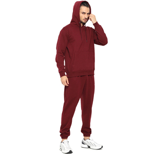 Sudaderas con capucha y pantalones de chándal Traje de 2 piezas Jogging Ropa deportiva de invierno Hombres Chándal Conjunto personalizado - Product Image 1
