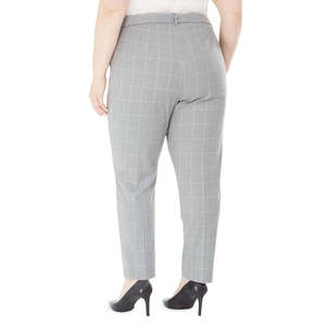 Pantaloni da Completo Stampati con Cintura per Donna Taglie Forti Calvin Klein, Grigio - Taglia 16 Plus - Product Image 2