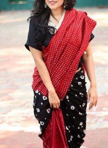New Arrival Vintage High Quality Silver Zari Embroidery Modern <b>Design</b> Indian Saree / Sari / <b>Shari</b> Eco-Friendly Recycled Party - Product Image 3