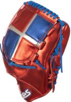 Guante de béisbol profesional, de cuero, personalizado, japonés, Kip