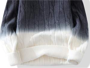 Vente chaude Slim-Fit Casual Hommes Pull Personnalisé de Haute Qualité Plus La Taille Pull Respirant Léger Tricoté Uni - Product Image 4