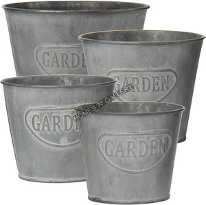 Elegantes macetas y macetas de jardín, macetas grandes de Metal para exteriores para una hermosa decoración del jardín del hogar - Product Image 1