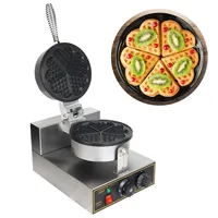 BAOKANG Machine professionnelle de gaufrier de sucette de taille de morsure électrique commerciale de forme de coeur pour la vente en gros