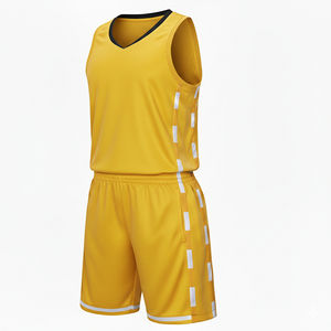 Conjunto de Camiseta y Pantalones Cortos de Baloncesto Premium, Ligeros, de Secado Rápido, Tejido Transpirable, Ropa Deportiva al por Mayor para Equipos - Product Image 6