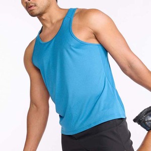 Top qualité coton respirant grande taille hommes vêtements débardeurs haute rue Style couleur unie Fitness porter hommes débardeurs été - Product Image 2