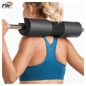 Coussin de protection pour haltères de fitness, coussin en mousse pour les épaules, coussin de protection personnalisé avec logo noir pour les soulevés de hanches - Product Image 6