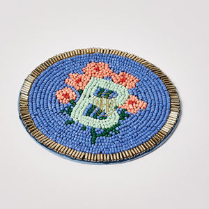 Posavasos de Cuentas de Vidrio Hechos a Mano de Lujo 2026, Elegante Accesorio para Mesa de Comedor para Fiestas y Eventos, Manteles y Almohadillas - Product Image 1