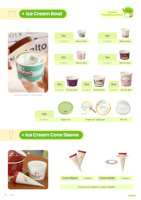 Gobelets à crème glacée jetables 3oz 5oz 8oz, gobelets en papier miniatures pour gelato, yaourt glacé, dessert, impression personnalisée du logo, pour les boutiques de crème glacée