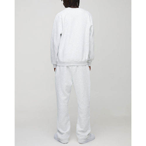 กางเกงจ็อกเกอร์ผ้าฝ้ายฟลีซทรงหลวม ขาตรง ลายทางโค้ง สไตล์ลำลอง สำหรับผู้ชาย ผ้ากันยับ สีอ่อน - Product Image 4