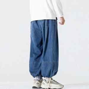 Jeans en coton personnalisés pour hommes 100% Pantalon en denim avec coutures classiques et durables pour un usage quotidien et streetwear - Product Image 2